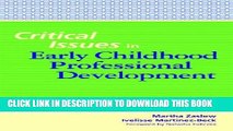 [Read PDF] Critical Issues in Early Childhood Professional Development Download Online