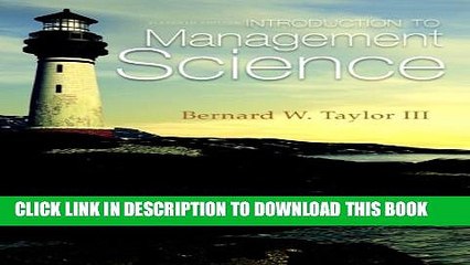 [PDF] Introduction to Management Science (11th Edition) Popular Colection