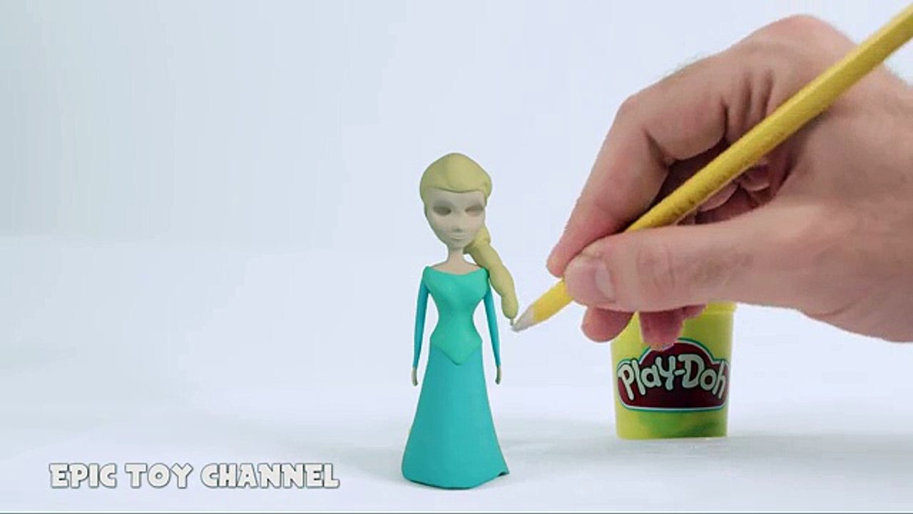 Play Doh Frozen Stop Motion Elsa & Olaf Playdough Animación