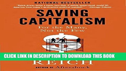 [PDF] Saving Capitalism: For the Many, Not the Few Full Online