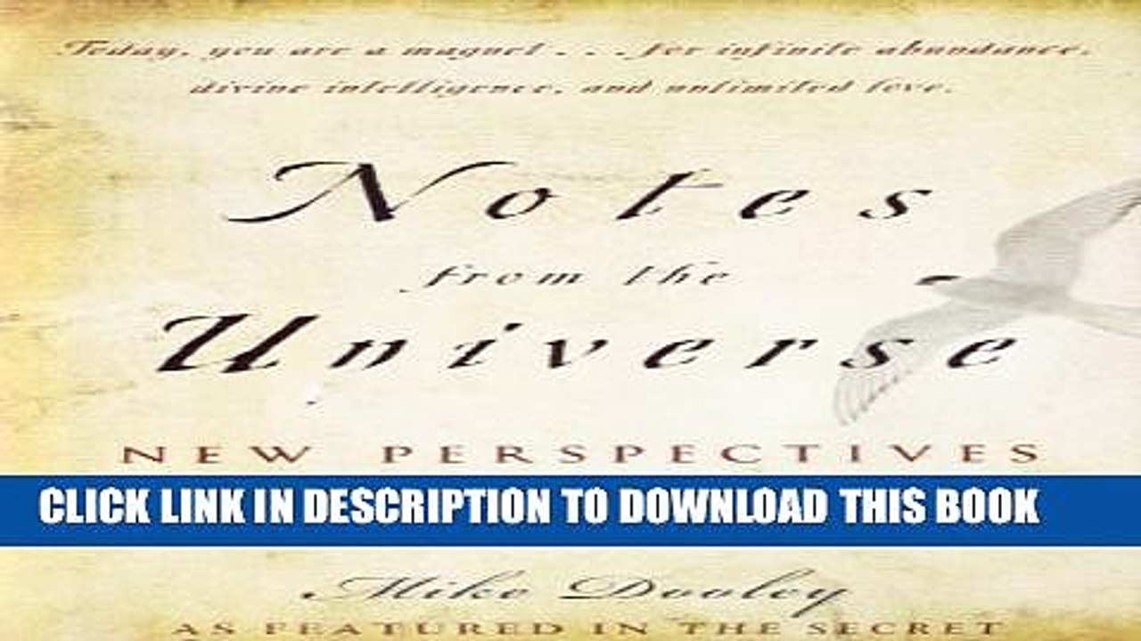 [PDF] Notes from the Universe: New Perspectives from an Old Friend Popular Online