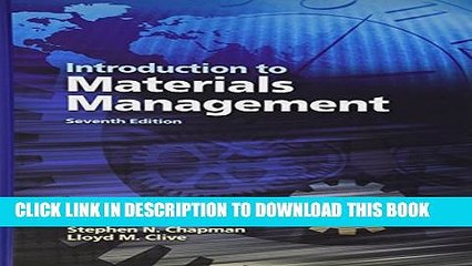 [PDF] Introduction to Materials Management (7th Edition) Full Online