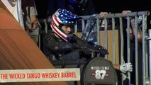 Jumping a Whiskey Barrel | Nitro Circus Contraptions
