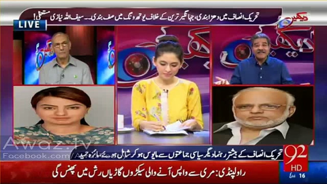 Yeh Kaise workers hain jo sirf Iqtedar mein Bahir Atay hain - Sami Ibraheem VS Maiza Hameed on PML N danda force
