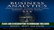 [PDF] Business Analytics Principles, Concepts, and Applications with SAS: What, Why, and How (FT