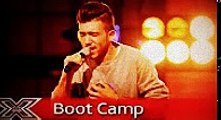 Christian Burrows performs with Sacha Taylor and James Craise Boot Camp The X Factor UK 2016