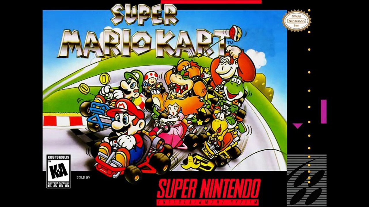 Kirby Super Star Peanut Plains Dynable Area 1 SNES Super Mario Kart Style Soundfonts OST Theme Song Music Official Video Nintendo 2016