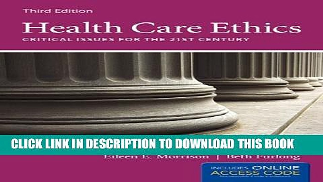 [PDF] Health Care Ethics: Critical Issues for the 21st Century Full Colection