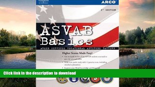 FAVORITE BOOK  ASVAB Basics 6/e (Arco Military Test Tutor)  GET PDF
