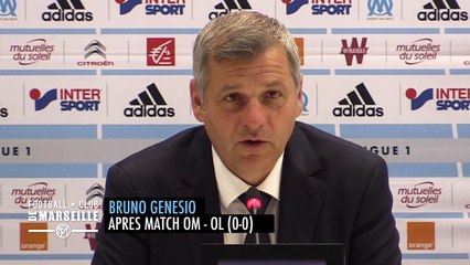 Genésio : "Il faudra compter sur l'OM cette saison"