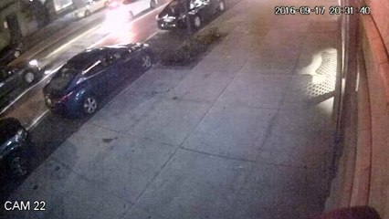 New York bomb blast captured on CCTV