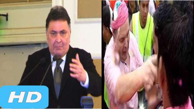 Rishi Kapoor Clarifies On Reporter Slap Controversy