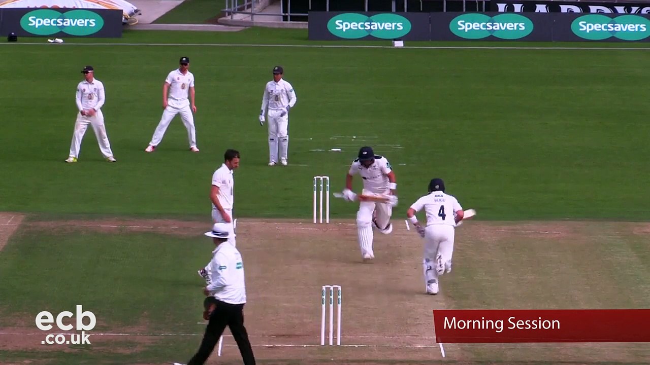 Specsavers Cc Yorkshire Vs Durham Day Two Highlights