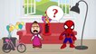 Spiderman & Masha Gumball parody - PJ Masks Lollipop-Balloon Cartoons 2016