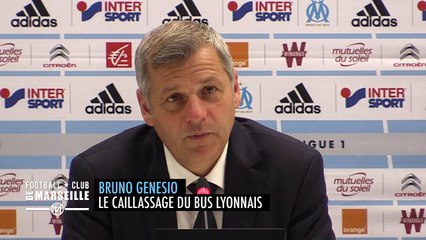OM - OL : génésio  et Le Caillassage du bus Lyonnais
