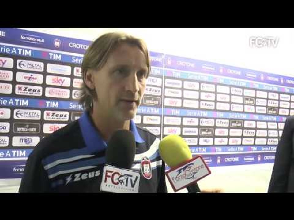 #CrotonePalermo, mister Nicola nel post-gara