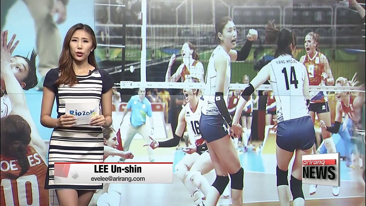 Rio 2016 - S. Korea loses 3-1 to Netherlands in women's volleyball quarterfinals-2W_avpXyv1s