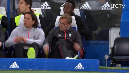 Marko Grujić reaction to Jordan Henderson goal v Chelsea