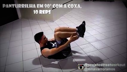 Super série rápida para o abdômen completo! sixpack ABS! - Projeto Street Workout !