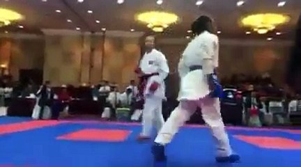 Karate Đông Nam Á - Chung kết nội dung kumite cá nhân nữ hạng cân trên 50kg _ VietNam vs Indonesia-F35w8Bp7-k4