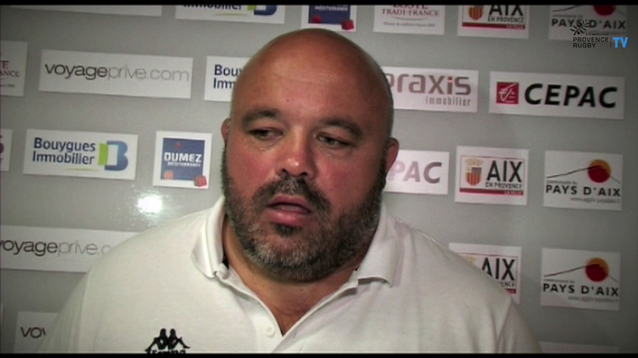 David Banquet après Provence Rugby / Saint-Nazaire
