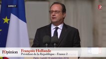 François Hollande: «Jamais notre pays n'avait été attaqué avec cette cruauté barbare»