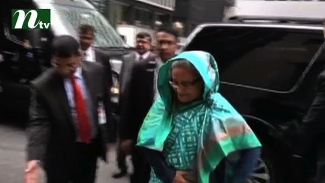 Bangladesh Prime Minister Sheikh Hasina arrived in New York evening from Montreal, Canada to attend 71st UN General Assembly