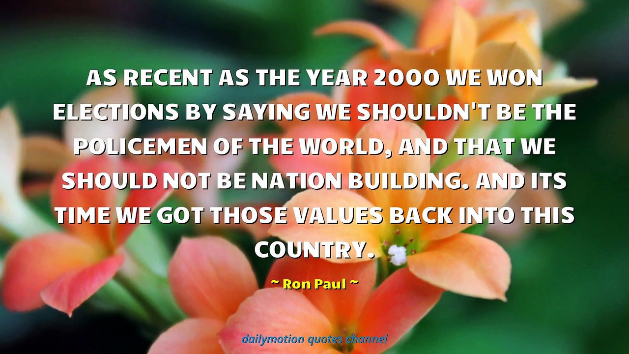 Ron Paul Quotes #1