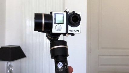 Feiyu G100, démonstration stabilisation 3 axes pour GoPro