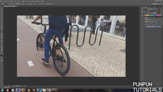 Faire tomber un cycliste avec photoshop ? Tour de magie ! Accident Vélo