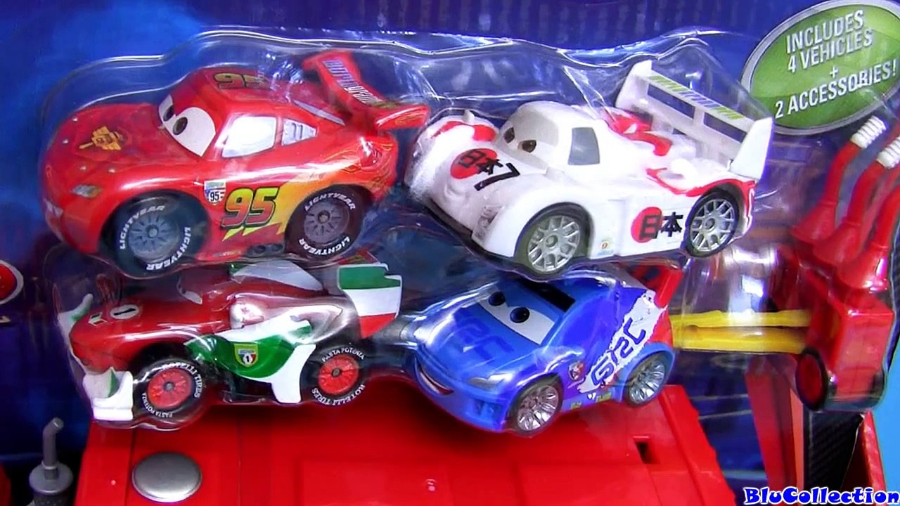 Mack Spy Truck Playset From Action Agents Cars 2 w/ Racers Raoul Caroule Disney Pixar Shu Todoroki