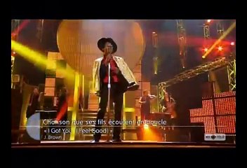 Nathaniel Cullors chante I got you (I feel good) pour Céline Dion