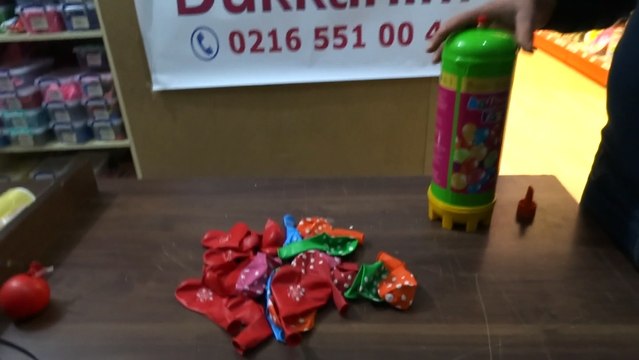 Ev Tipi Kullanımlık Helyum Tüpü, Helyum Gazı, Uçan Balon - Parti Dükkanım