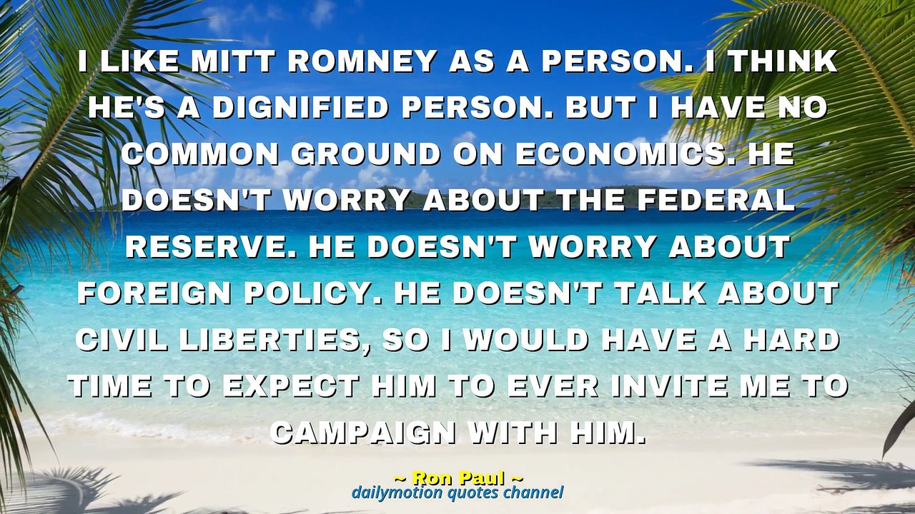 Ron Paul Quotes #2