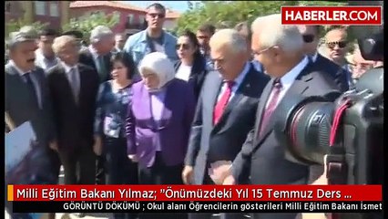 Milli Eğitim Bakanı Yılmaz: "Önümüzdeki Yıl 15 Temmuz Ders Kitaplarında ve Müfredatta Olacak"