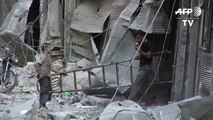 غارات جوية تستهدف حلب الشرقية للمرة الاولى منذ بدء الهدنة