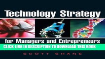 [PDF] Technology Strategy for Managers and Entrepreneurs Full Online