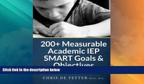 Big Deals  200+ Measurable Academic IEP SMART Goals   Objectives  Free Full Read Best Seller