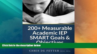 Big Deals  200+ Measurable Academic IEP SMART Goals   Objectives  Best Seller Books Best Seller