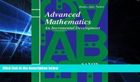 Big Deals  Saxon Advanced Math: Homeschool Kit Second Edition  Best Seller Books Best Seller