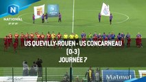 J7 : US Quevilly-Rouen - US Concarneau (0-3)