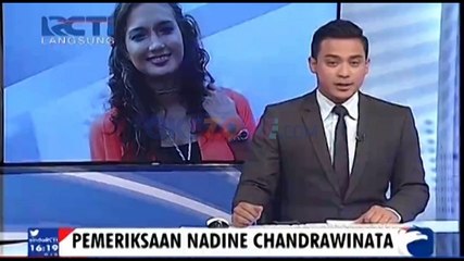 Nadine Chandrawinata Diperiksa Terkait Kasus Aa Gatot
