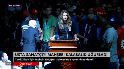 TARIK AKAN İÇİN MUHSİN ERTUĞRUL SAHNESİNDE TÖREN DÜZENLENDİ-18 EYLÜL 2016
