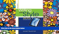 Big Deals  Writing with Style: APA Style Made Easy  Best Seller Books Best Seller