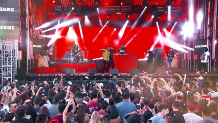 YG & Kamaiyah "Why You Always Hatin?" & "Still Brazy" Live @ ABC "Jimmy Kimmel Live!", Samsung Outdoor Stage, Los Angeles, CA, 08-31-2016