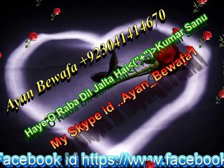 ♥♬♥Haye O Raba Dil Jalta Hai♥ Kumar Sanu ( Ayan Bewafa♥♬♥