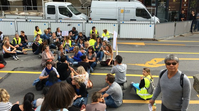 Manifestation des employés communaux