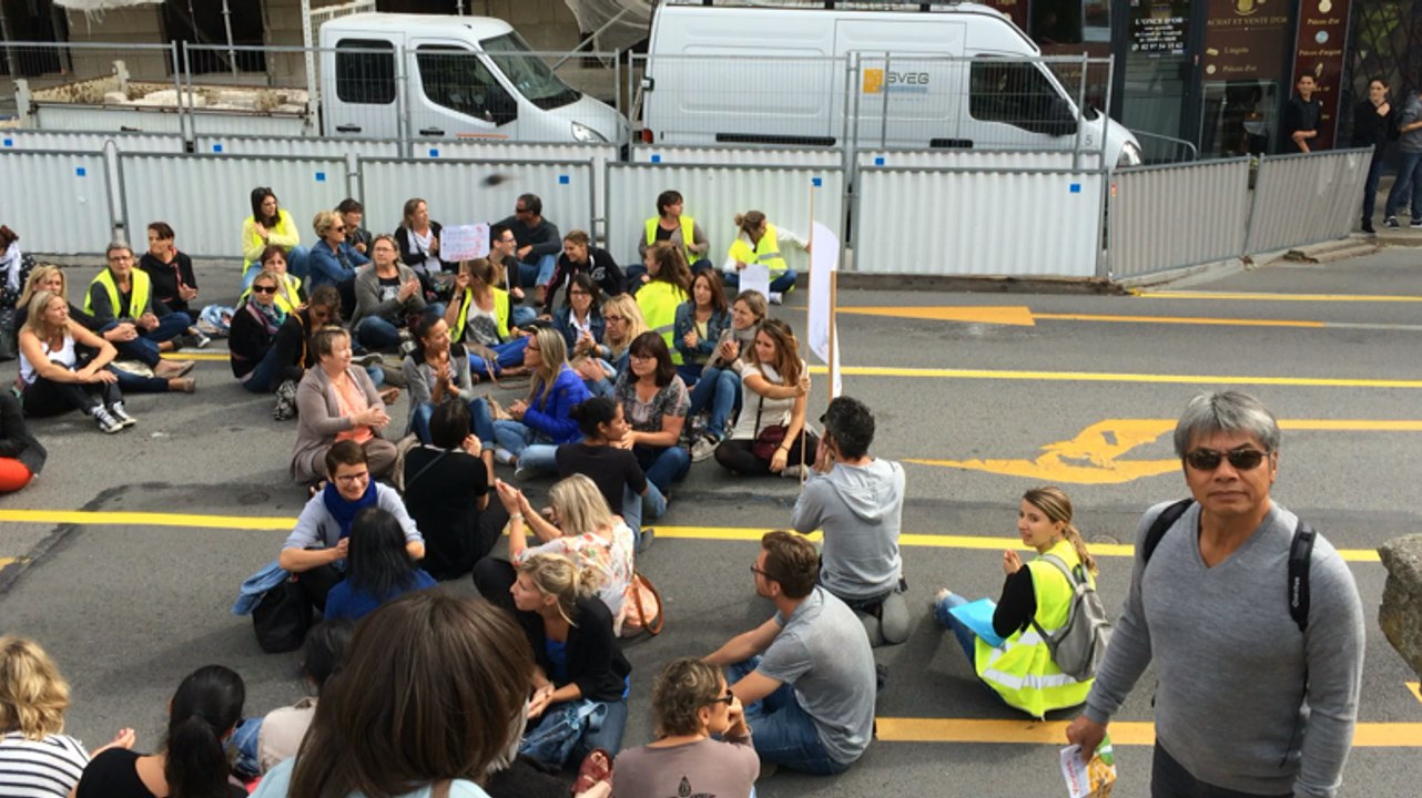 Manifestation des employés communaux