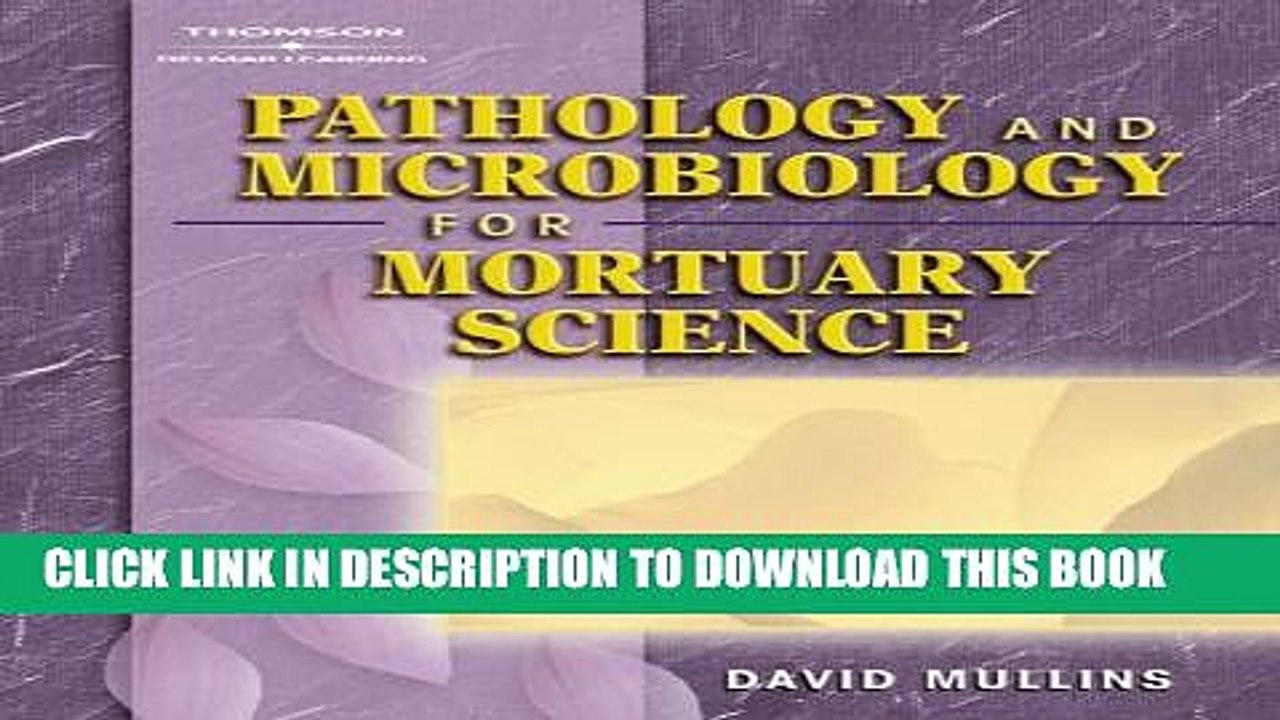 [PDF] Pathology and Microbiology for Mortuary Science Popular Online