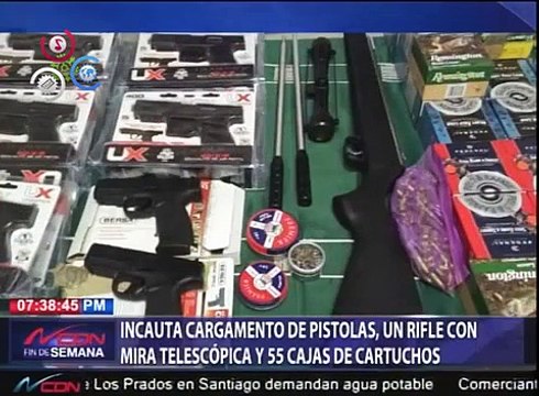 Lo encontrado por aduanas en el puerto de haina RD